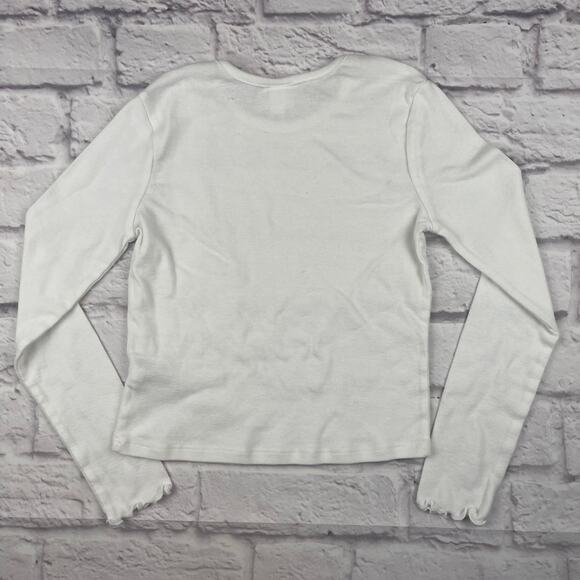K0-1023 Art Class White Long Sleeve size M(7/8) - Picture 4 of 4
